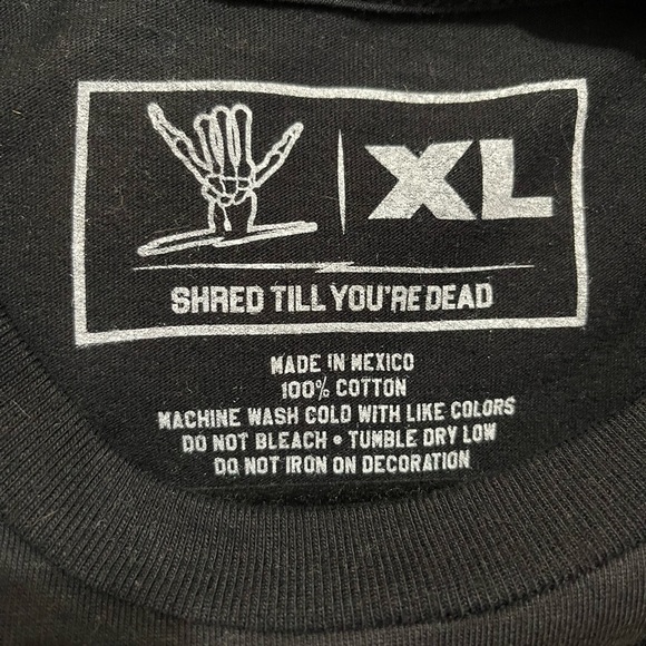 XL Shreddy T-shirt Black - Picture 4 of 4